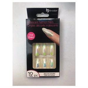 Iridescent Fashion Nails Oval Shape by B-Color
